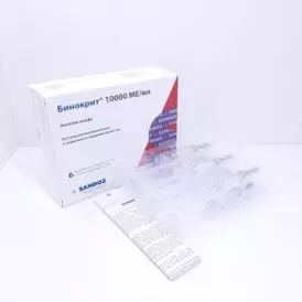 Binocrit Sandoz 10000iu ml, 6 pens 6ml (INT)