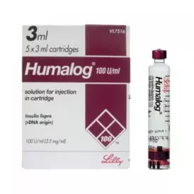 Humalog Lilly 100IU ml, 5x300IU cart (INT)